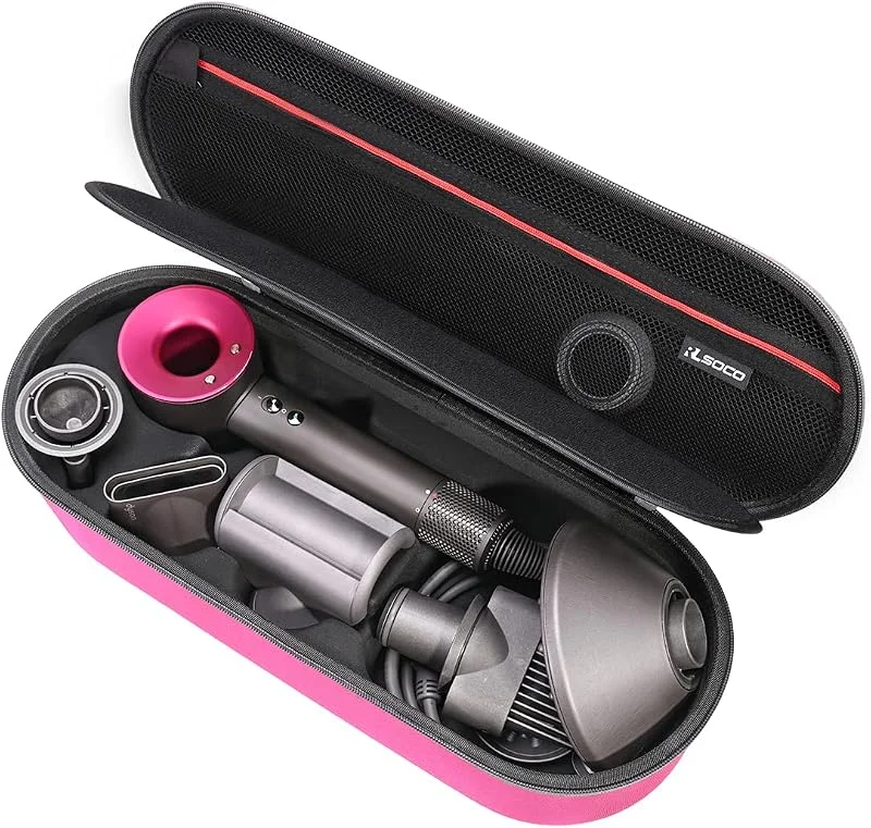 RLSOCO Fodral för Dyson Supersonic hårtork, supersonic hårtorkar och modell HD15, HD08 (rosa) — Hårvård