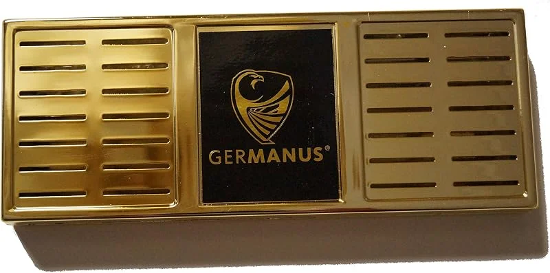 GERMANUS Luftfuktare cigarr luftfuktare, XL, guld, med kristaller — Hushållselektronik
