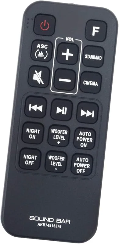 AKB74815376 Fjärrkontroll Ersätt för LG Soundbar Speaker System SJ4 SJ3 — TV och streaming
