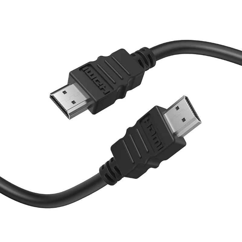 Hama HDMI-kabel 3 m lång (High Speed HDMI-Cable, ARC, bildskärmskabel med högkvalitativ plastrock, anslutning av PC, Notebook med bildskärm, TV, projektor, Playstation, XBOX) — Laddning och kablar