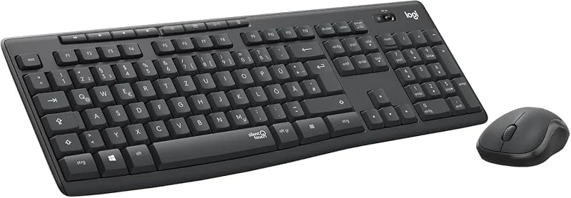 Logitech MK270 tådlöst tangentbord och mus-kombination för Windows — Portabel digital och ljud