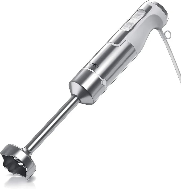 Arendo Handblandare med Mixerburk, 1000 W, Silver — Kök & Hushåll