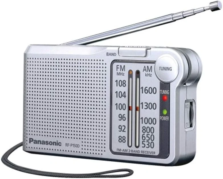 Panasonic RF-P150DEG-S Fickradio Silver — Portabel digital och ljud