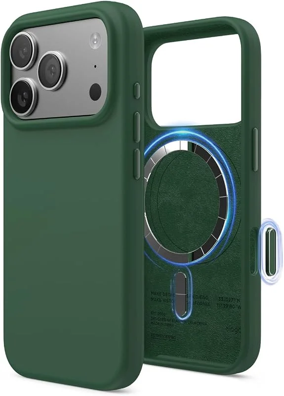 elago Magnetiskt Silikonfodral för iPhone 18 Pro & iPhone 17 Pro — Mobil och surfplatta