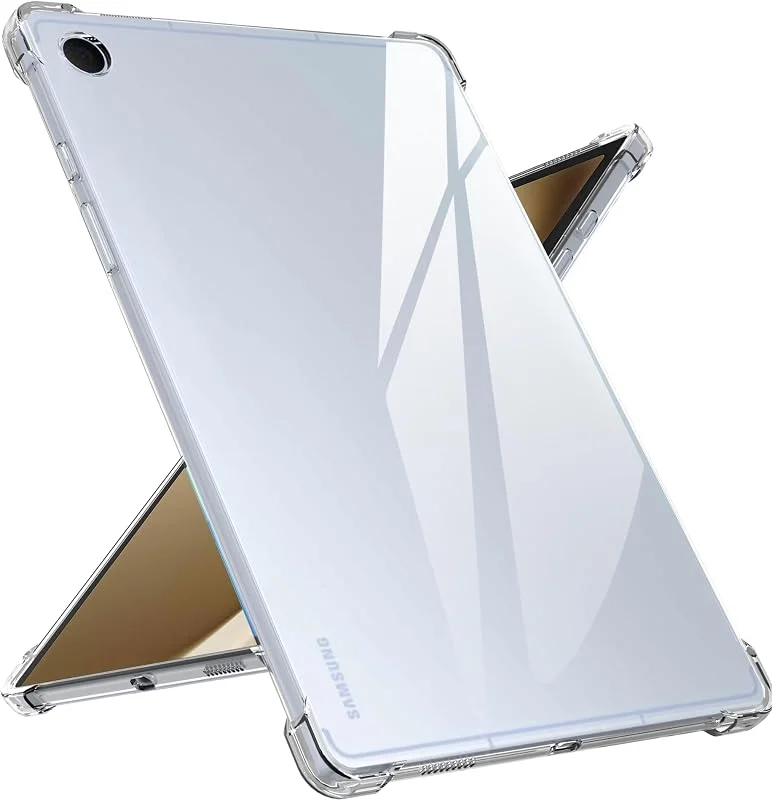 fodral till Samsung Galaxy Tab A11 Plus 11 tum, avancerat airbag droppskydd, flexibel silikon TPU stötsäker anti-repor, anti-gulning, slim-fit Samsung Tab A11+ surfplatta fodral, klar — Mobil och surfplatta