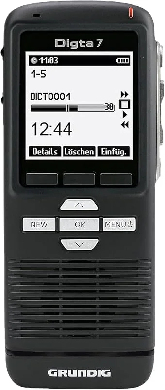 Grundig Digta 7 trycktyp 701 digital röstinspelare svart — Portabel digital och ljud