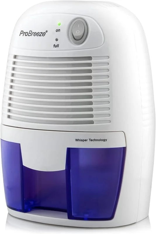 Pro Breeze 500 ml Avfuktare Kompakt och Bärbar Mini Luftavfuktare för Fukt, Mögel, Fukt i Hemmet, Köket, Sovrumet, Husvagnen, Kontoret, Garaget, Badrumet, Källaren — Hushållselektronik