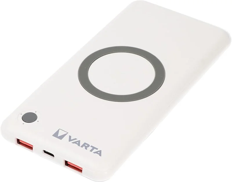 VARTA Trådlös powerbank 10 000 laddkabel, 10 000 mAh — Mobil och surfplatta