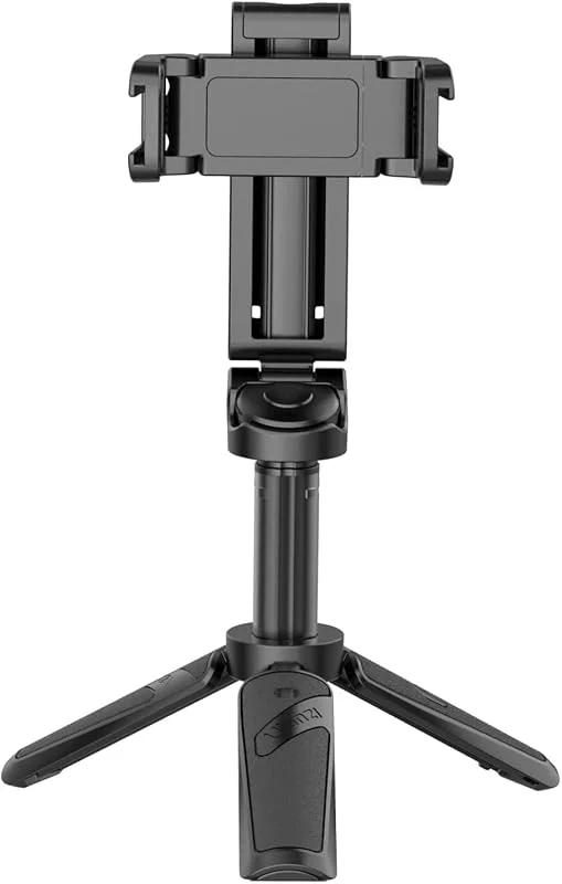 Ulanzi JJ02 Stativ för mobiltelefon, 3 i 1 Bluetooth Selfie Stick Mobiltelefon Grip Capgrip med fjärrkontroll, utdragbar Mini Stativ Mobiltelefonhållare för iPhone, Samsung, Android smartphones — Mobil och surfplatta
