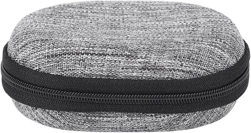Små hörlurar förvaringsväskor Socktäta hårda skal Datakabel Organisator Bag med Mesh Pocket Mini Tech Gadgets Portable Case Anti-Scratch Charger U Disk Dragkedja Pouch för AirPod Earphone, Char — Mobil och surfplatta