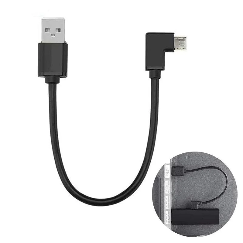Mini strömkabel för TV-stick, TengKo Micro USB-kabel mini strömkabel laddningskabel för TV-stick, Chromecast, driver TV-pinnen från din TV-USB-port — TV och streaming