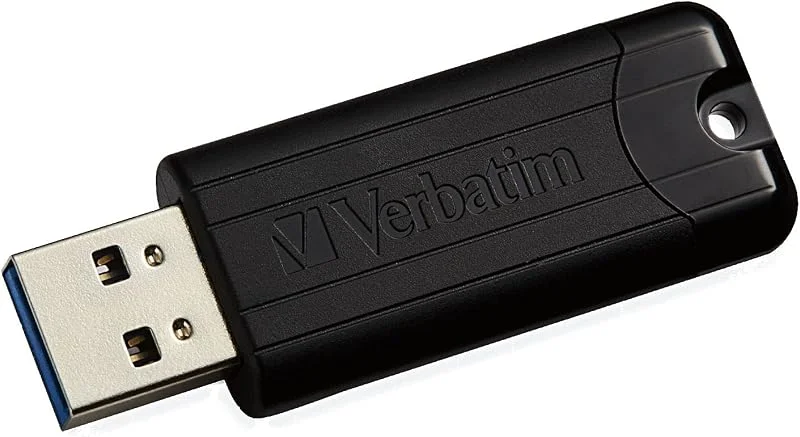 Verbatim PinStribe USB 3.0-minne 256 GB – USB-minne – höghastighets-dataöverföring – svart — Datortillbehör