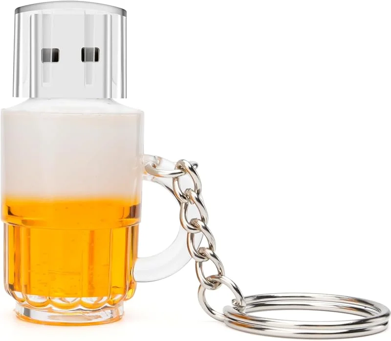 64 GB USB-minne ölmuggformad USB-flash-enhet söt USB 2.0 USB-minne för extern datalagring — Datortillbehör