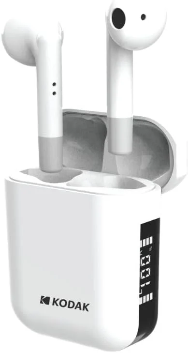Kodak KO-30425958 Bluetooth-headset Vit Stereo & Hands Free Upp till 3, 5 timmar av autonomi. — Hörlurar och ljud