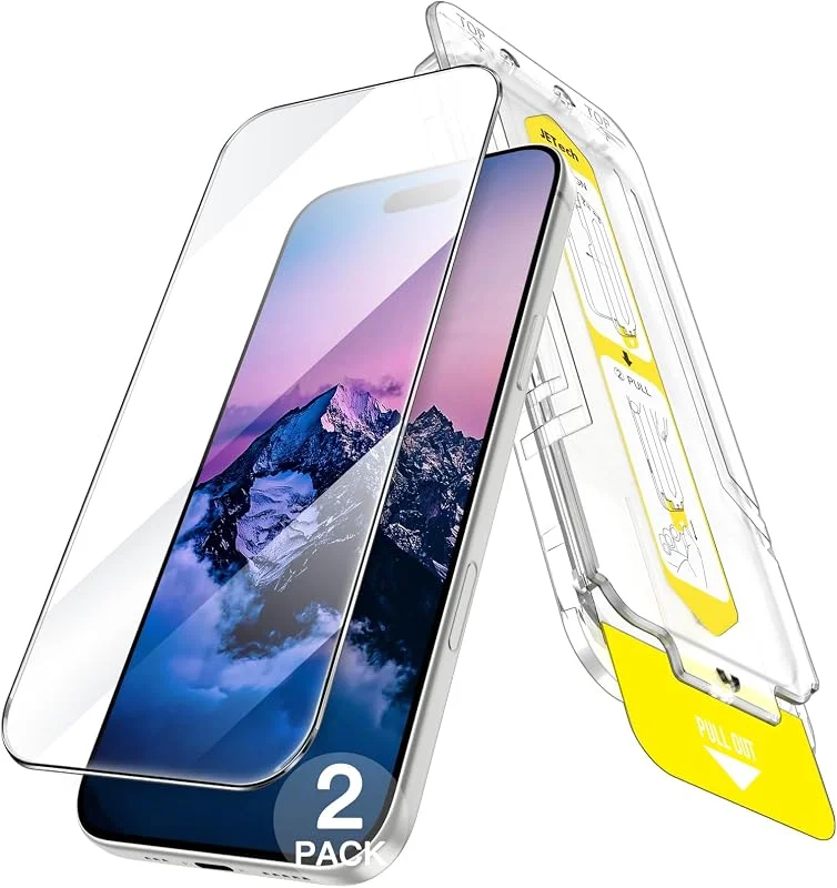 JETech Skärmskydd för iPhone 16, 2-Pack — Mobil och surfplatta