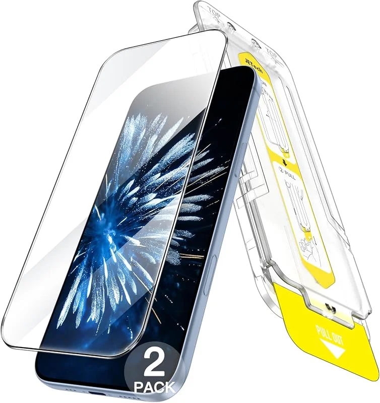 JETech Skärmskydd för iPhone 17, 2-Pack — Mobil och surfplatta