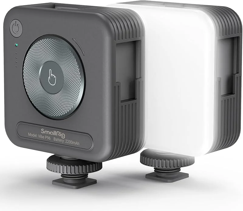 SMALLRIG P96 LED Video Light Camera Light with 2200mAh Battery CRI 95+ — Mobil och surfplatta