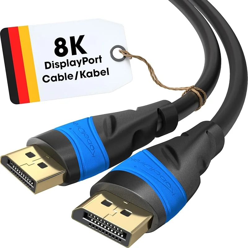 KabelDirekt – 8K DisplayPort Kabel – 2m — Datortillbehör