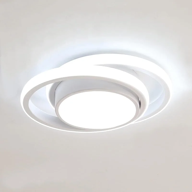 Comely LED Ceiling Lights, Ceiling Light 32W 2350LM Round Modern Ceiling Light for Living Room Kitchen Bathroom Bedroom Corridor, Cool White 6500K, Diameter 28cm — Hushållselektronik
