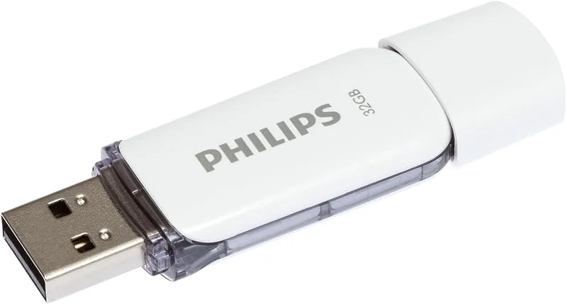 Philips Snow Edition 2.0 USB-minne 32 GB för PC, bärbar dator, datalagring, läshastighet upp till 23 MB, s — Datortillbehör