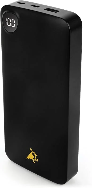 Powerbank 20000 mAh, 22, 5 W, Snabbladdning, kraftleverans 3.0, LC-skärm, 2 x USB-C, 1 x USB-A, 3 enheter samtidig laddning, powerbank inkl. USB C-kabel, plastfri förpackning — Mobil och surfplatta