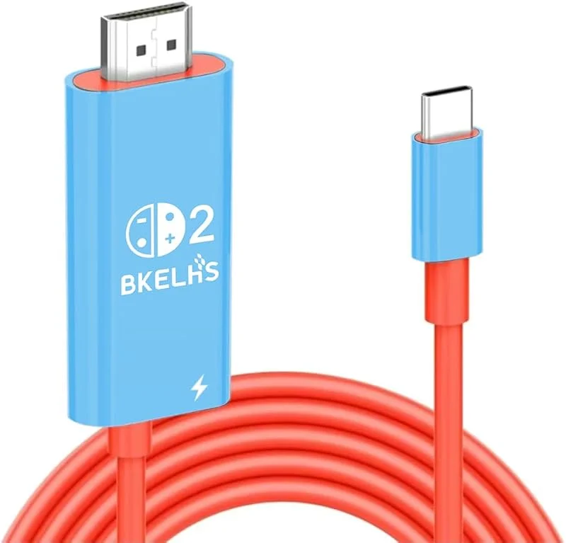 2026 USB C to HDMI Cable Adapter for Nintendo Switch 2, 4K 60Hz HDMI 2.0, 100W Charging Port, TV Adapter Switch 2 Dock for Steam Deck, Nintendo 2 Accessories Switch OLED Docking Station Portable Travel — Mobil och surfplatta