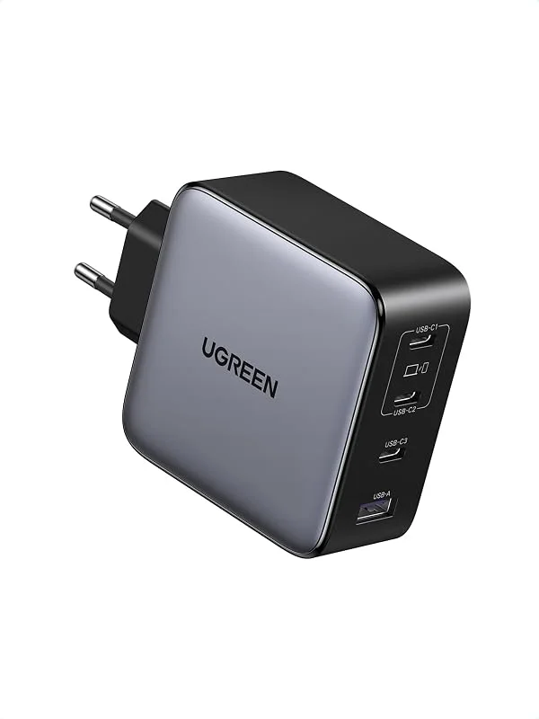 UGREEN Nexode 200W USB-C-laddare, 4 portar, PD3.1 140W-laddare — Mobil och surfplatta