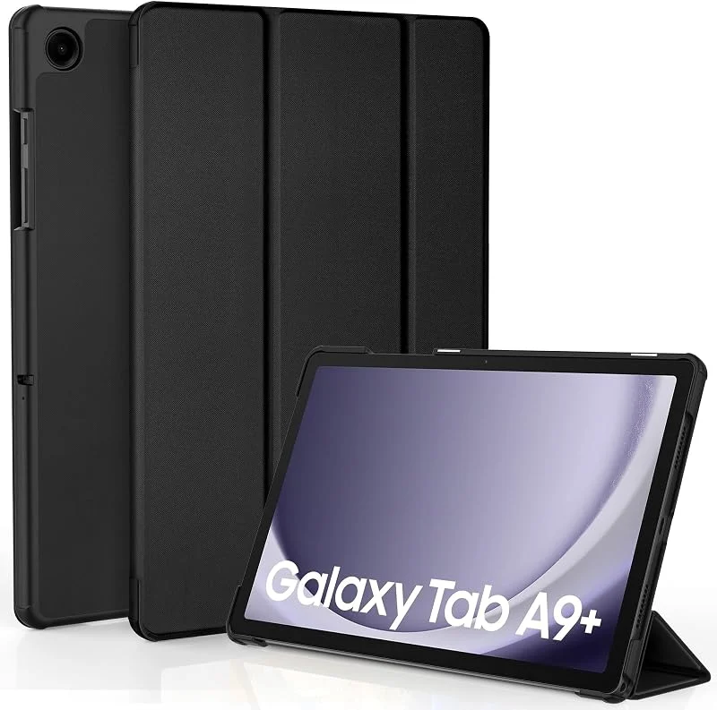 EasyAcc fodral till Samsung Galaxy Tab A9+ Plus 11 tum 2023 surfplatta, svart — Mobil och surfplatta