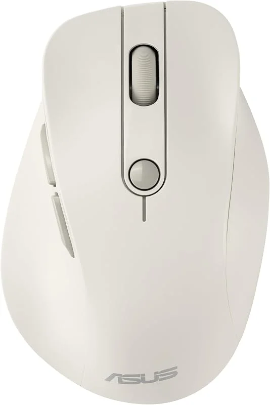 ASUS MD105 mus universal höger RF Trådlös Bluetooth 2400 dpi Milky White — Datortillbehör