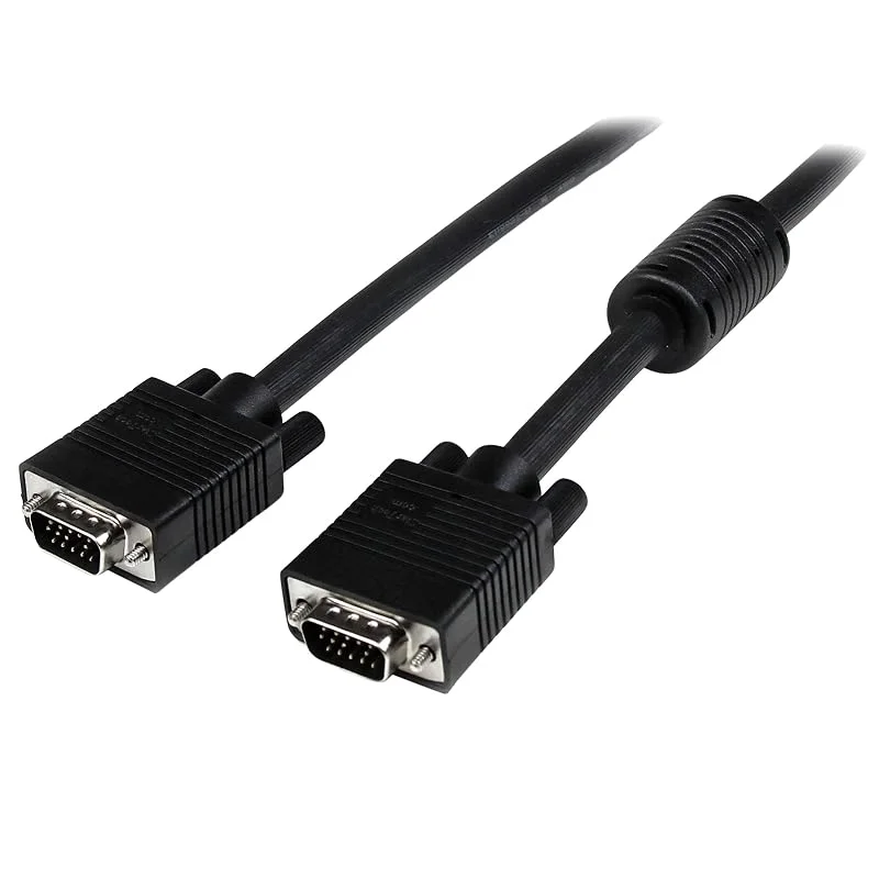 StarTech.com 10 m högupplösta VGA skärmkabel M, st, HD15 (15 stift) till HD-15-kabel, 1920 x 1200 — Datortillbehör
