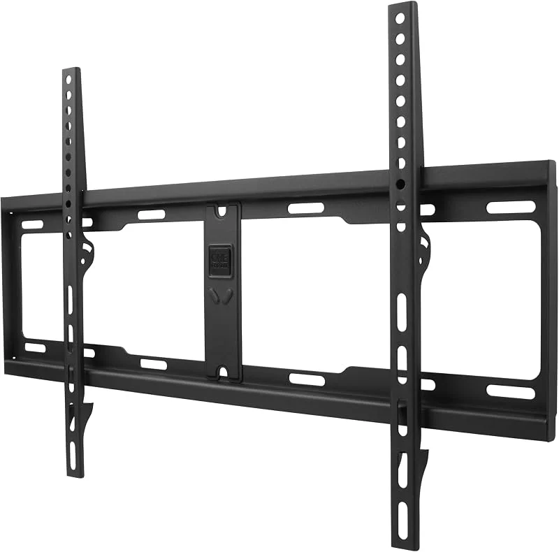 En för alla TV-fästen – fast väggmontering – skärmstorlek 32–90 tum – för alla typer av TV-apparater (LED LCD plasma) – maxvikt 100 kg – VESA 200 x 200 till 600 x 400 – gratis verktygslåda-app – svart — TV och streaming