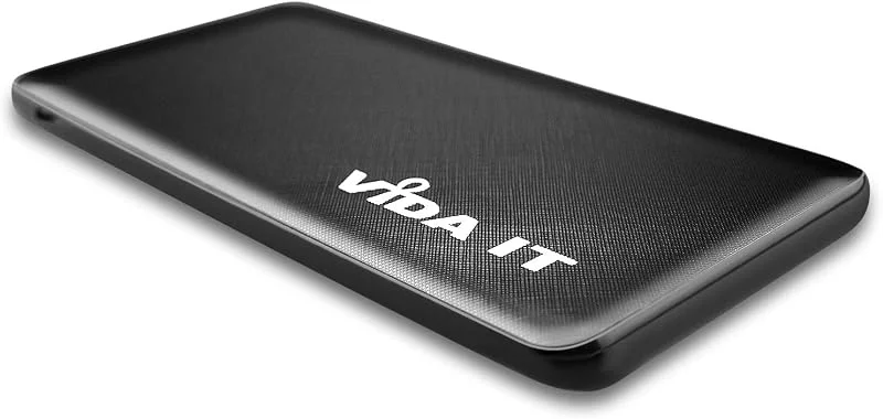 Vida IT Slim Externt batteri för värmejacka 5V 2A USB Power Bank lätt bärbar laddare för Samsung Galaxy S21 S20 S10, S9 A21s A10e Android, 5000mAh Nomadiskt batteribackup — Mobil och surfplatta