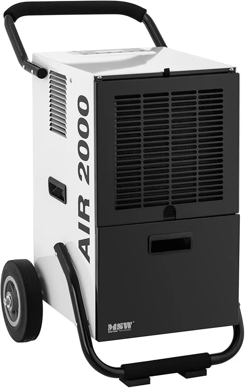MSW professionell elektrisk avfuktare för mögel MSW-DEH2000C (50L, 24h, 90 m², 5, 69 L. 860 W) — Hushållselektronik