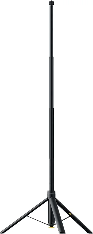 Insta360 Selfie Stick vikbar 2-i-1, osynlig stång och inbyggt stativ, 1, 4 tums anslutning kompatibel med Insta360 X5 Action Cam, X4, X3 — Mobil och surfplatta