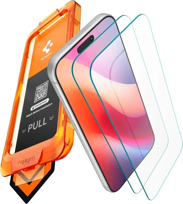 Spigen AlignMaster S Skärmskydd [2P] för iPhone 18 Pro Max, 17 Pro Max — Mobil och surfplatta