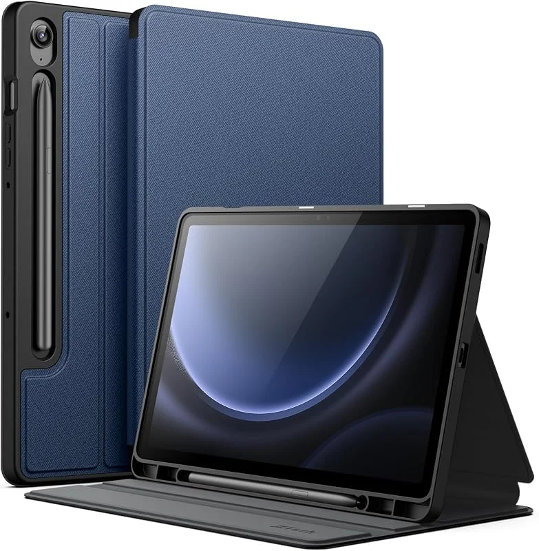 JETech Skyddsfodral för Galaxy Tab S10 Lite, S10 FE, S9 FE 10, 9", Marinblå — Mobil och surfplatta