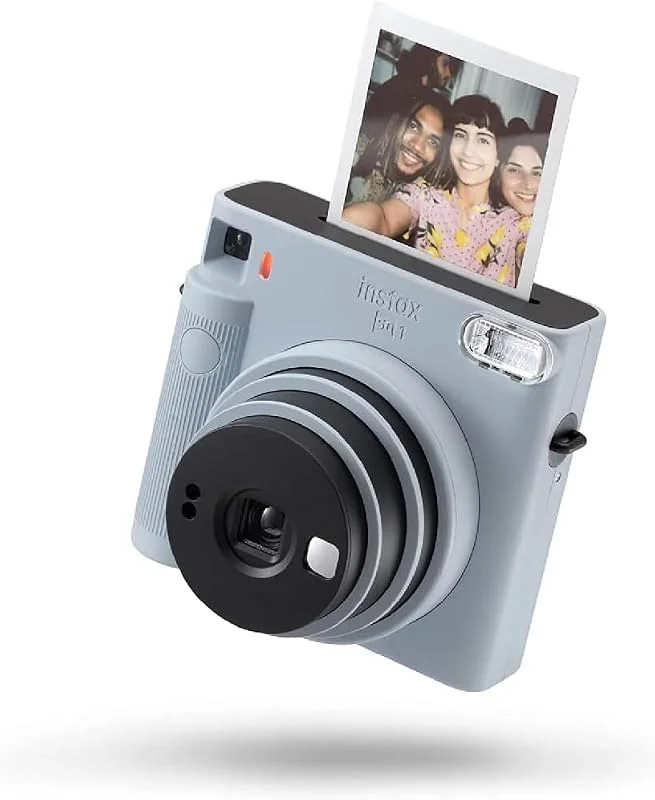 instax SQUARE SQ1 Direktbildskamera, Glacier Blue — Portabel digital och ljud