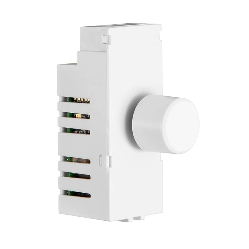 Candeo Smart LED-dimmer, kompatibel med Philips Hue, Smartthings och alla Zigbee-hubbar, för dimbara LED-lampor, glödlampor, halogenlampor, 1-vägs multikontakt, inläggskant — Smart belysning