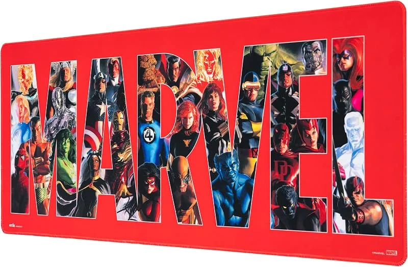 Grupo Erik Marvel Avengers XXL Mouse Mat - Desk Pad - 31.5" x 13.78" Non-Slip Rubber Base Mouse Pad, Gaming Mouse Pad, Keyboard Mouse Mat - Avengers Gifts — Datortillbehör