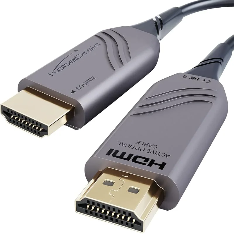 KabelDirekt – optisk 8K HDMI 2.1b-kabel – 15m – certifierad — Laddning och kablar