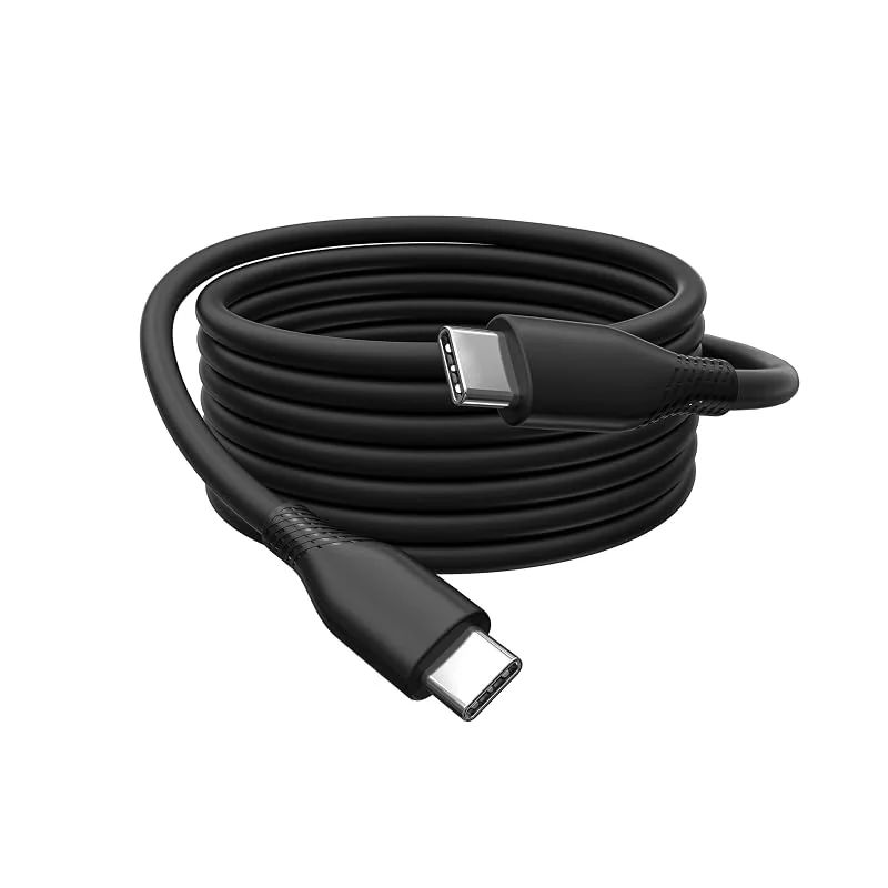 DIGITUS USB 2.0 anslutningskabel - 2m - USB Type-C till Type-C - High-Speed 480 Mbit, s - 60W strömförsörjning - flexibel silikonkabel - för iPad, iPhone, Android smartphones, surfplattor — Mobil och surfplatta