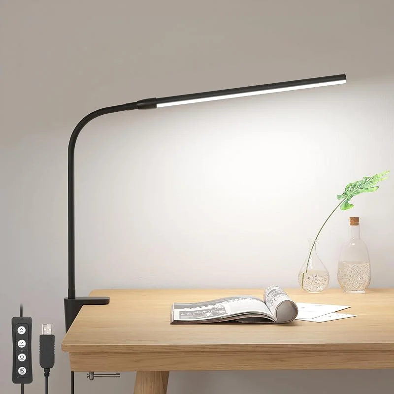 Lepro Skrivbord klämma 460 LM svart — Hushållselektronik