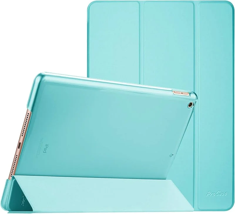 ProCase iPad 10, 2 Fodral Skal, Smart Slimmat Fodral för iPad 10, 2 tum 2020 8:e gen, 2019 7:e gen - Blågrön — Mobil och surfplatta