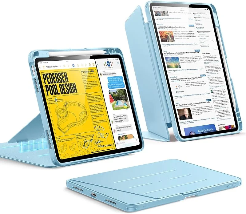 ESR för iPad Air 11 tum fodral M4, M3, M2, iPad Air 5, 4 Gen fodral, ljusblå — Mobil och surfplatta