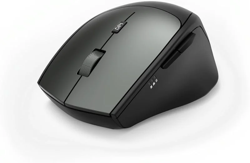 Hama 182616, Optisk 6-knapps trådlös mus "MW-600", dubbelläge med USB-C, USB-A, svart — Datortillbehör