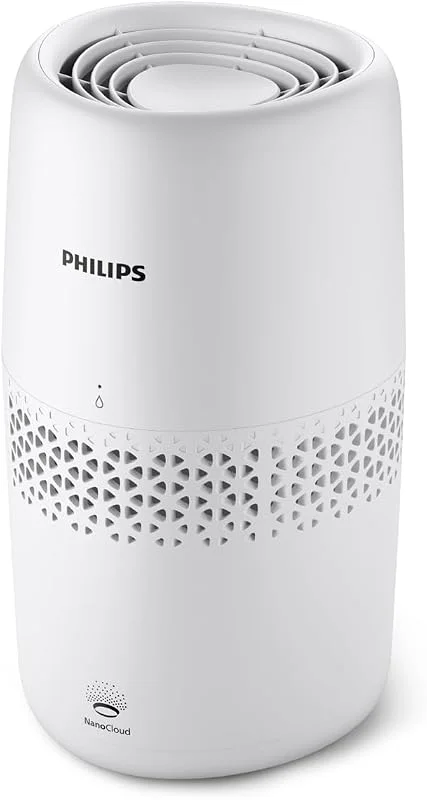 Philips 2000 Avdunstningsfuktare, 99, 97% färre bakterier, 2L, 31 m², vit — Hushållselektronik