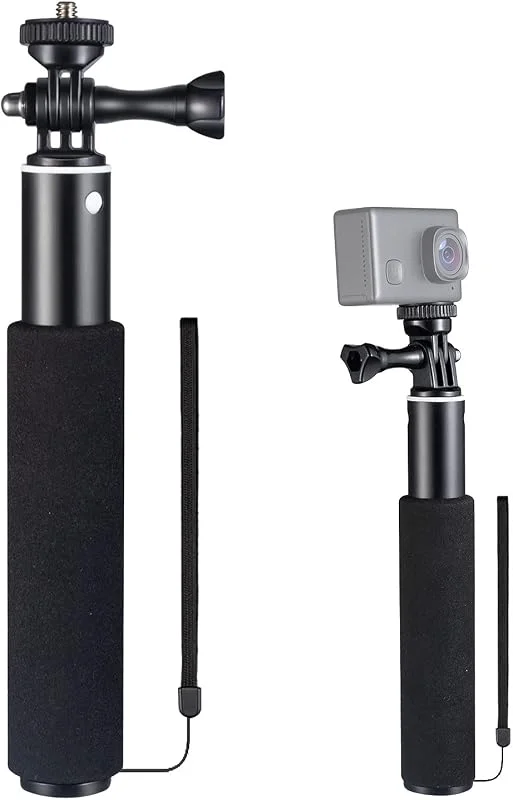 Action Cam Selfie Stick, WOLFANG stativ kompatibelt med actionkamera Gopro, DJI, Surfola, Apexcam — Mobil och surfplatta