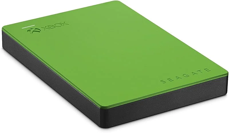 Seagate Game Drive for Xbox, 2 TB, Extern portabel hårddisk, USB 3.0, officiellt licensierad för Xbox One, Grön, Inklusive 2 år Rescue Services Dataräddning (STEA2000403) — Hårvård