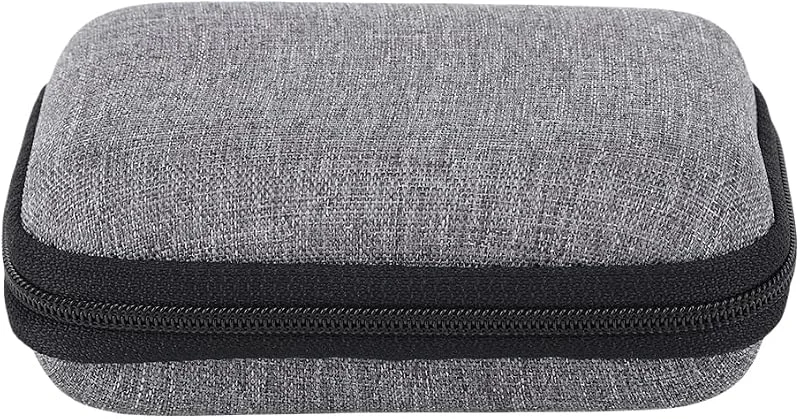 Små hörlurar förvaringspåsar stötsäkra Mini Tech-prylar Portabelt fodral med Mesh Pocket Charger U Disk Dragkedja Pouch Anti-Scratch Earbuds hörlurar Bär fodral för Airpod Earphone, Charging CA — Mobil och surfplatta