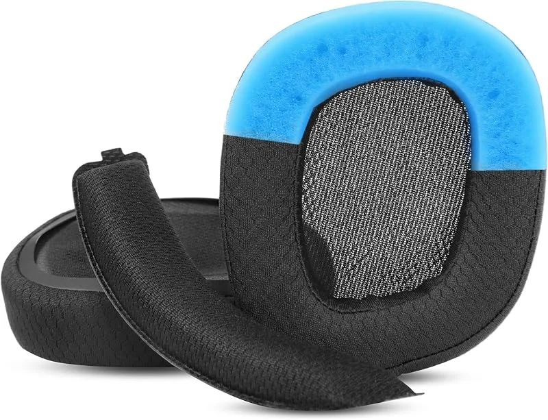 G935 G635 ersättande öronkuddar koppar kuddar kompatibel med Logitech G935 G635 G933 G633 trådlöst spelheadset öronmuffar skum (pannband + öronproppar) — Hörlurar och ljud